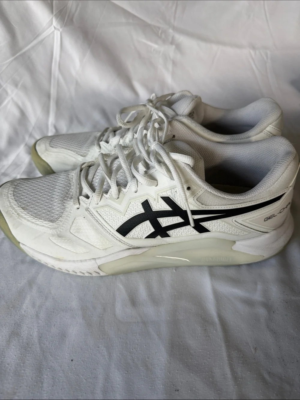 ASICS White Men's Athletic Pickleball Sneakers Mens 11.5